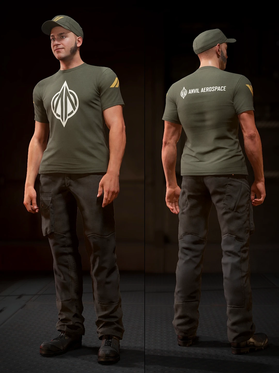 Anvil T-Shirt Olive