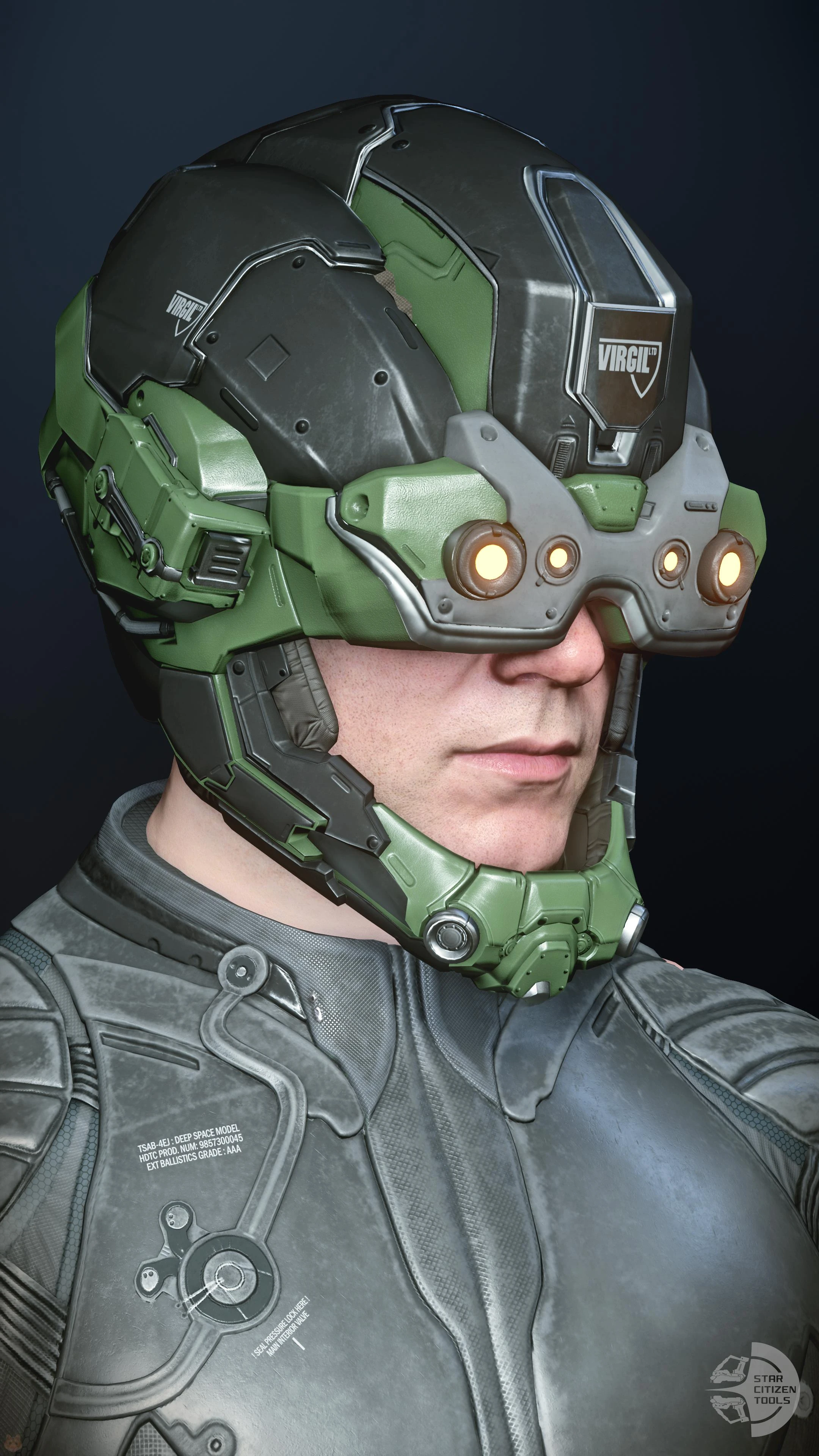 Argus Helmet Grey/Green