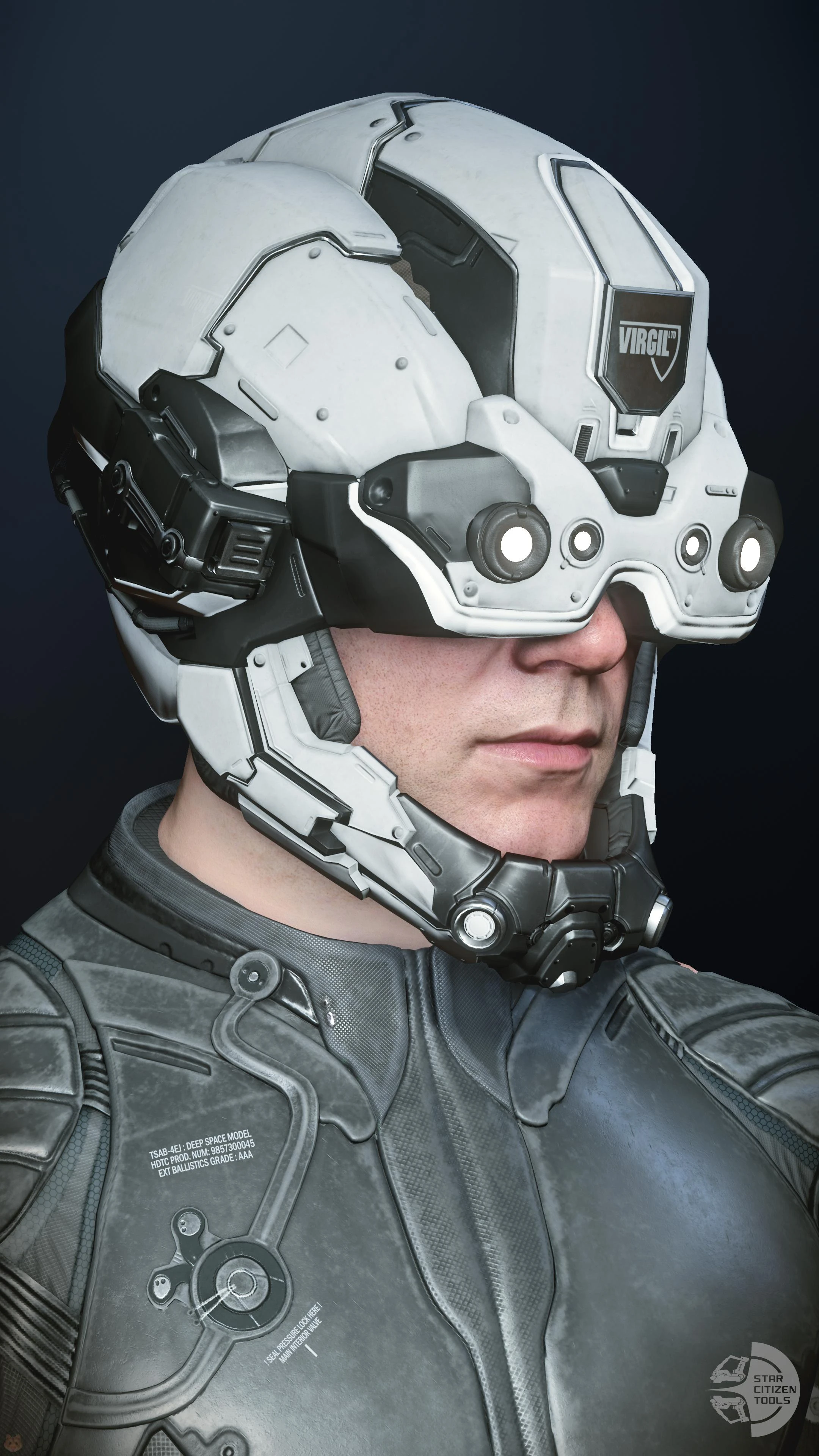 Argus Helmet White/Silver/Grey