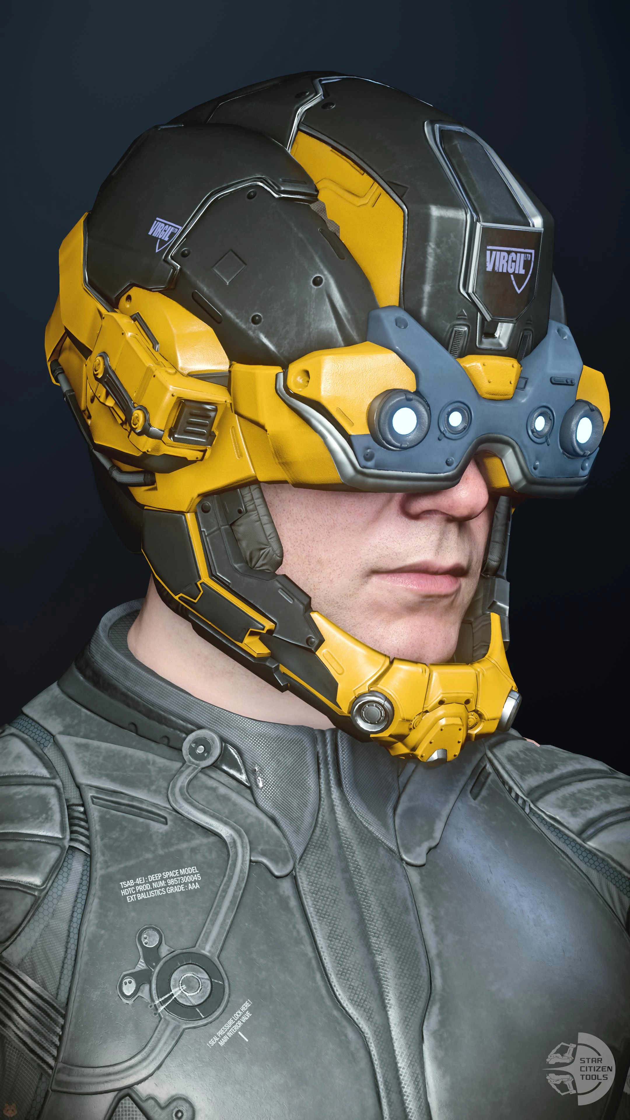 Argus Helmet Yellow/Black
