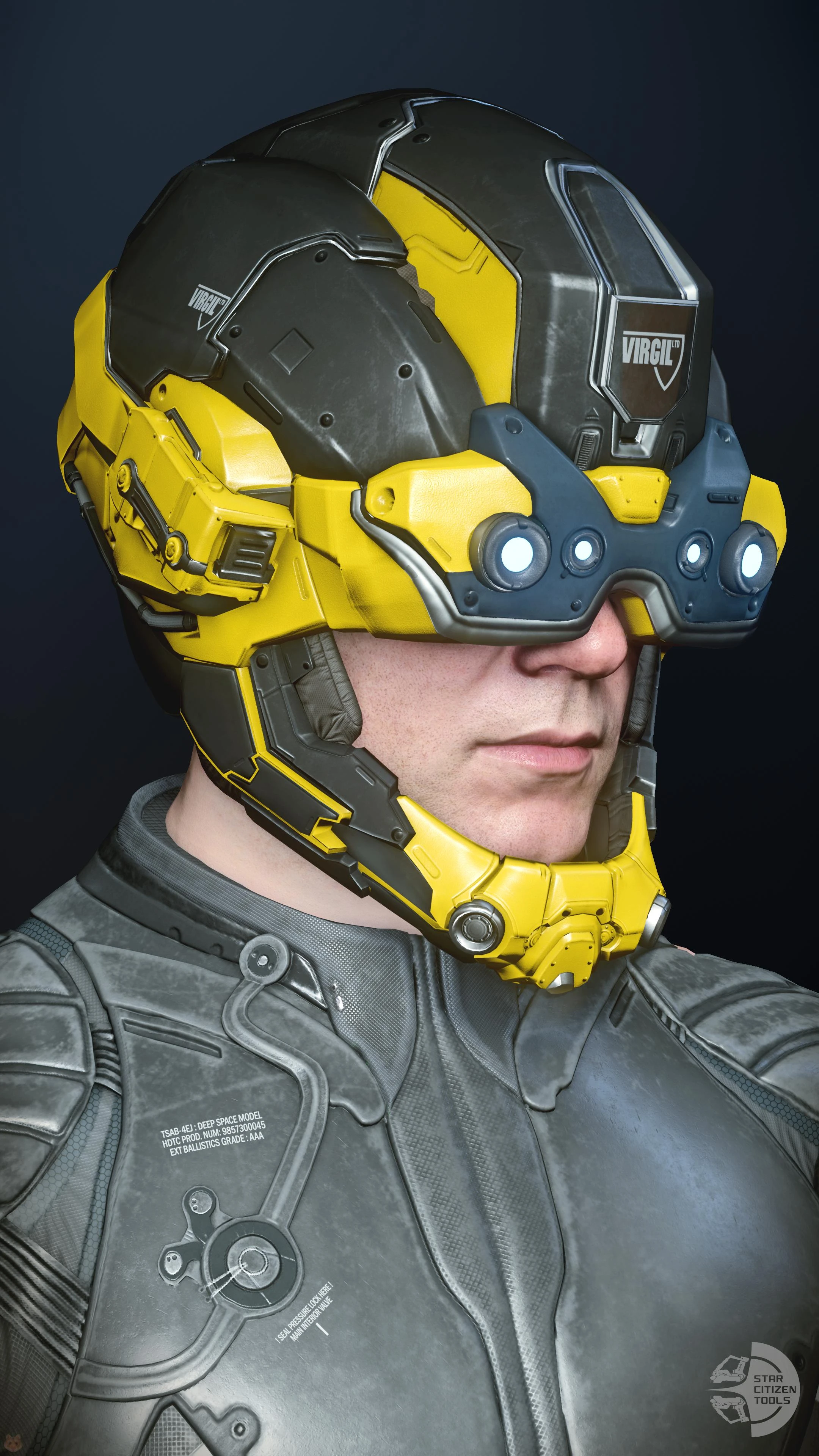 Argus Helmet Yellow/Grey