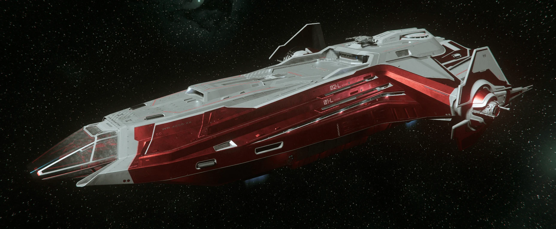 Carrack Red Alert Livery