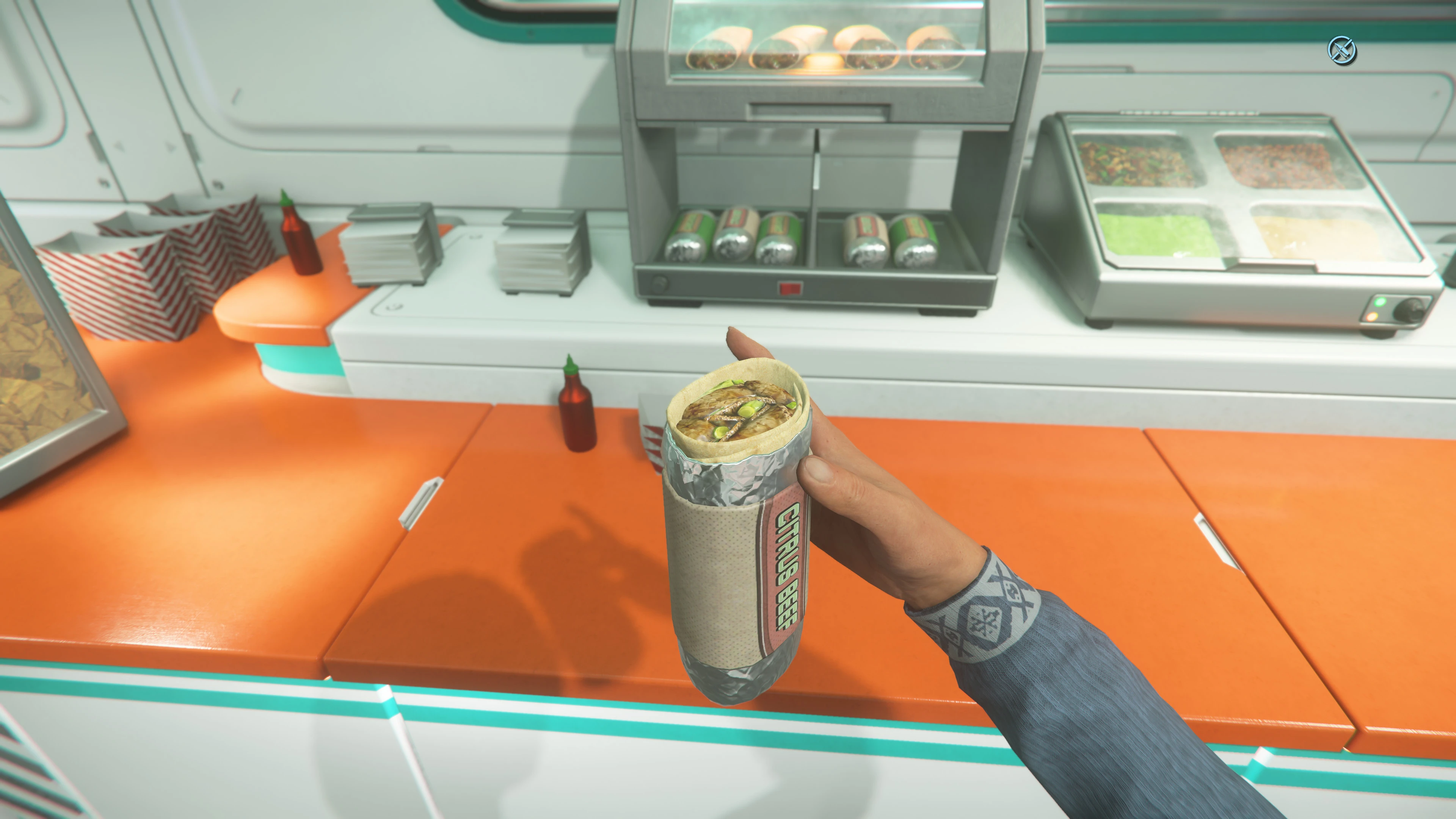 Citrus Beef Burrito