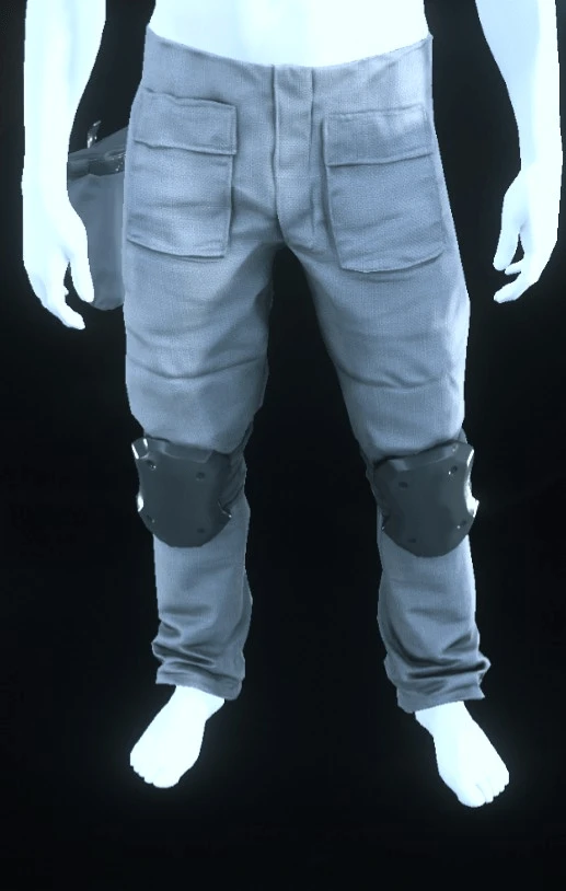 Clempt Pants White