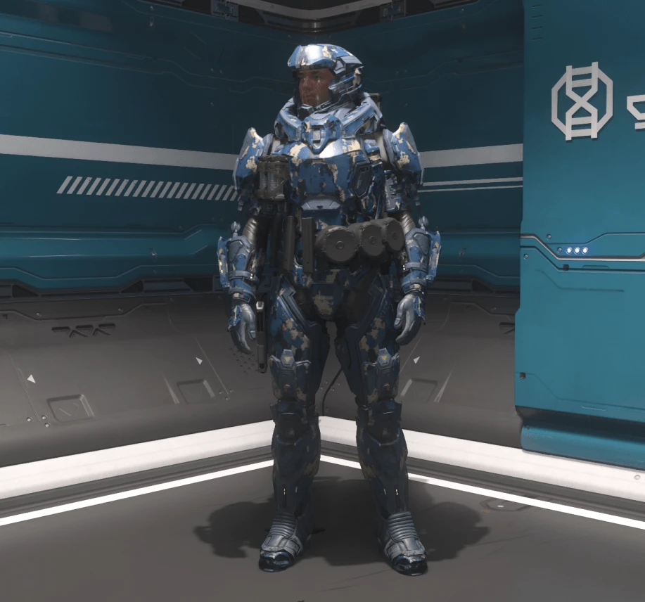 DCP Armor Legs Cobalt Camo