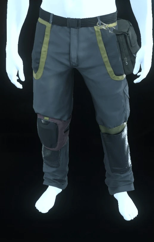 Edgewear Pants Yellow
