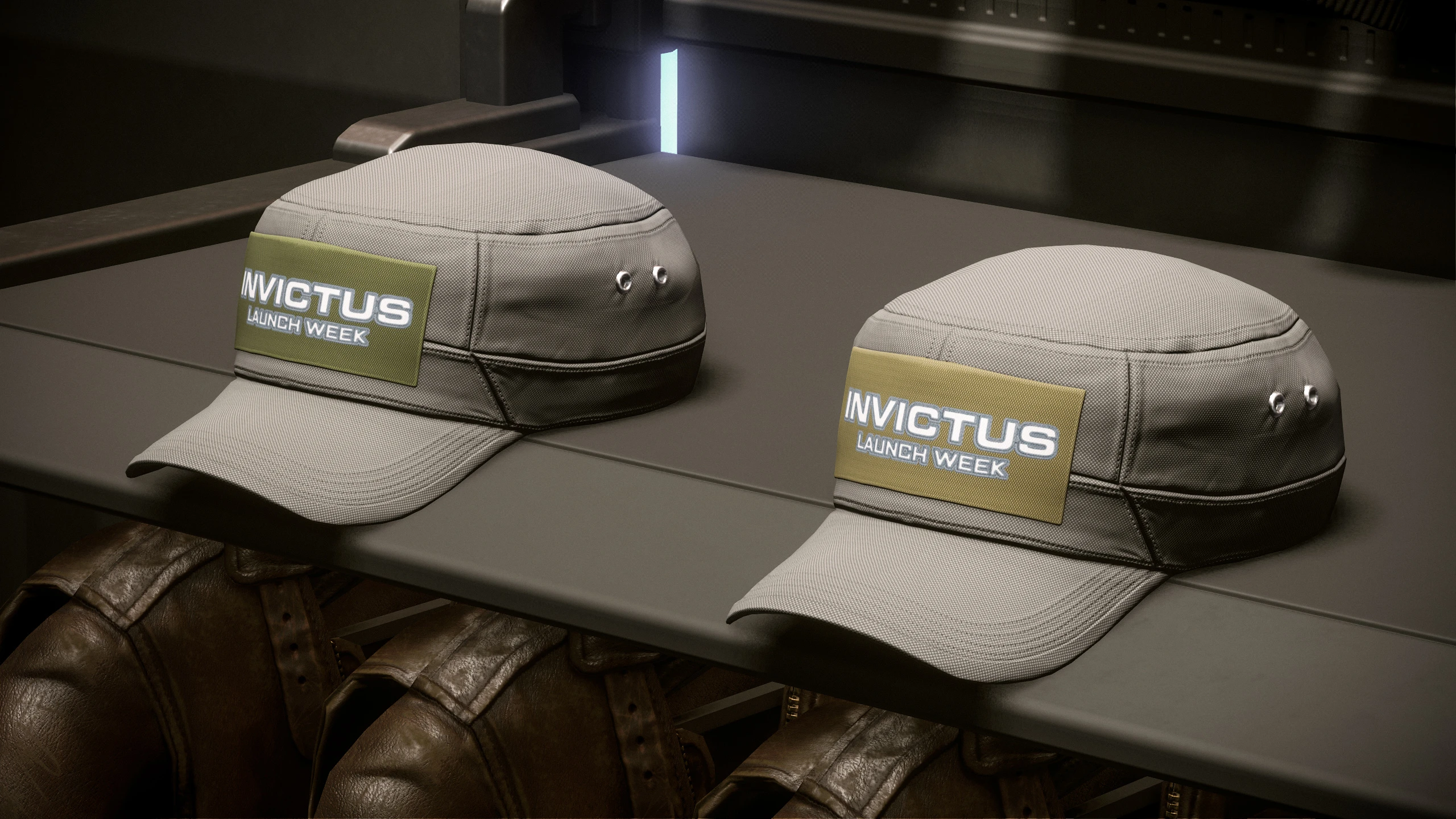 Invictus Hat Dark Green