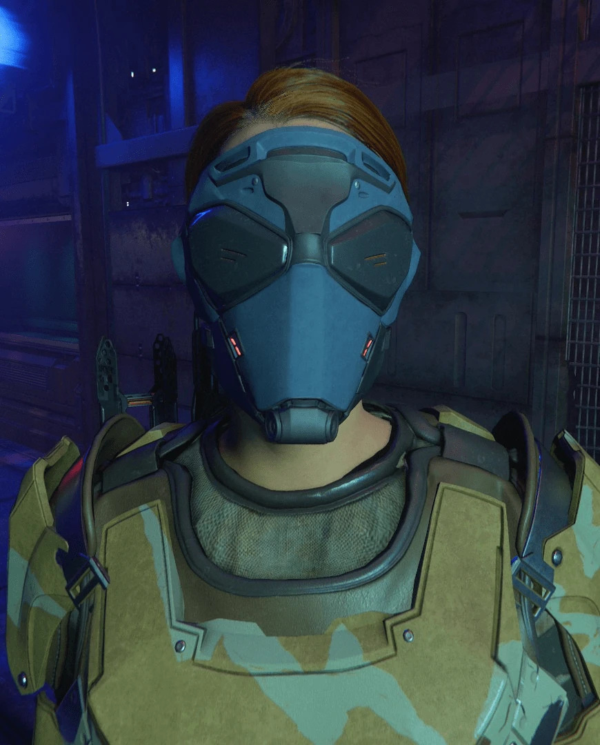 Katla Mask Blue
