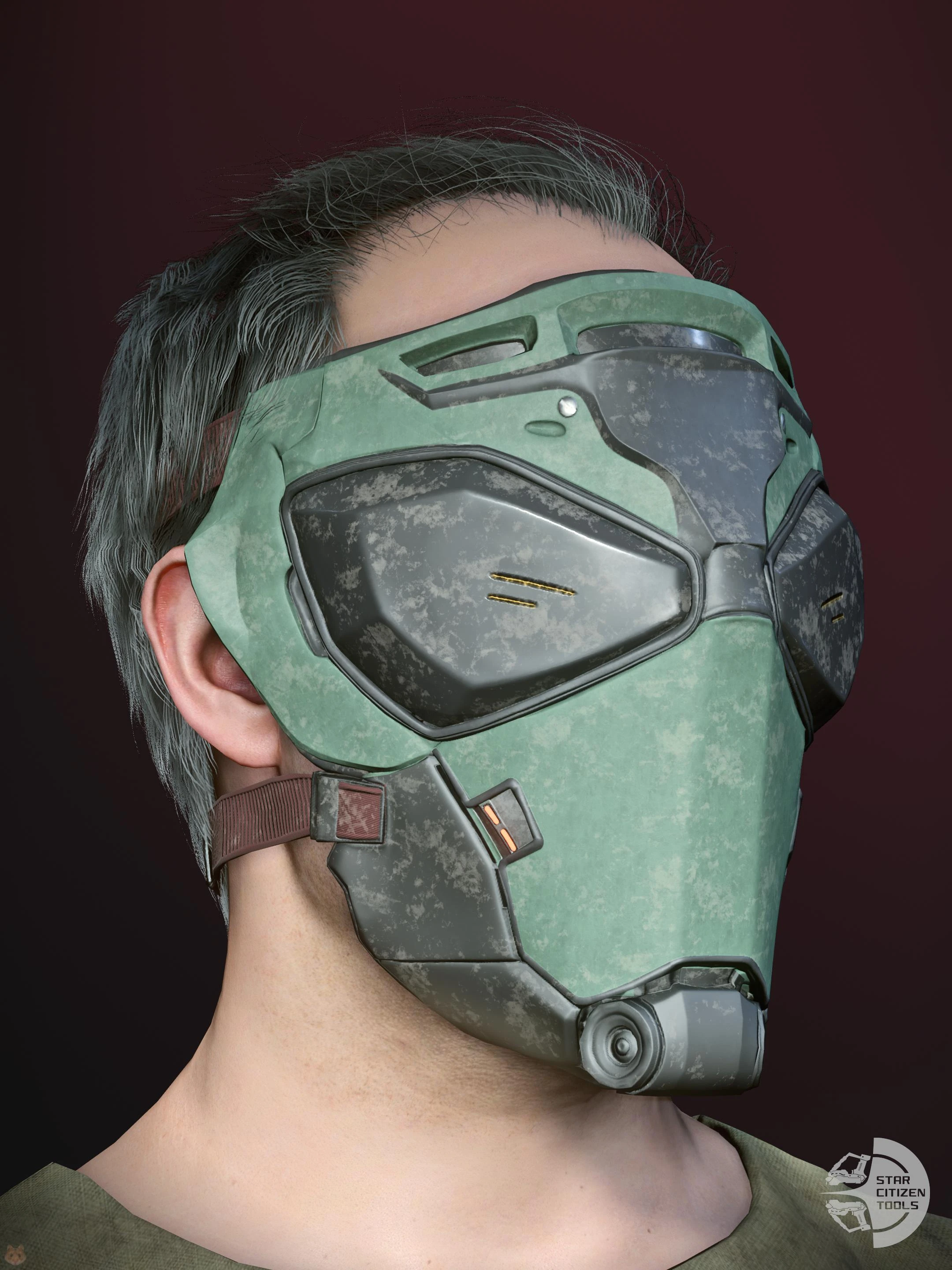 Katla Mask Green