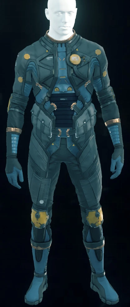 Odyssey II Undersuit Black/Blue
