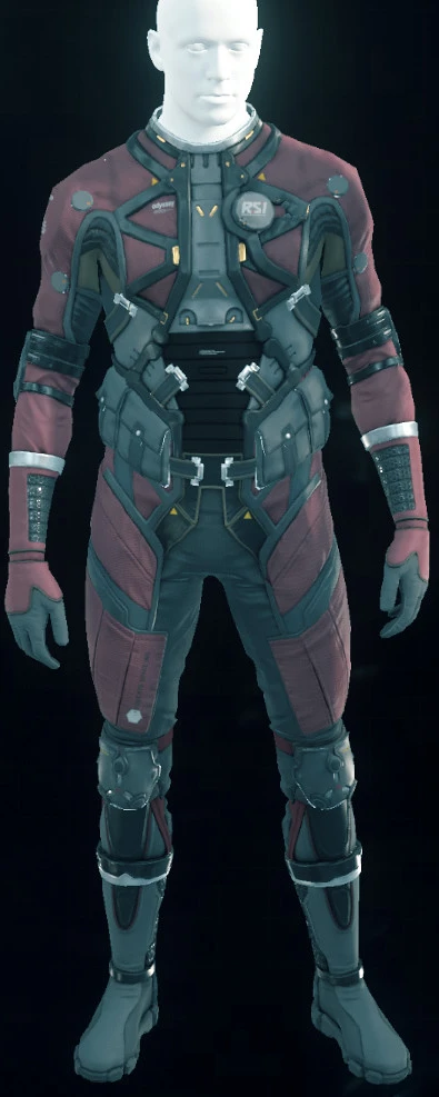 Odyssey II Undersuit Red/Black