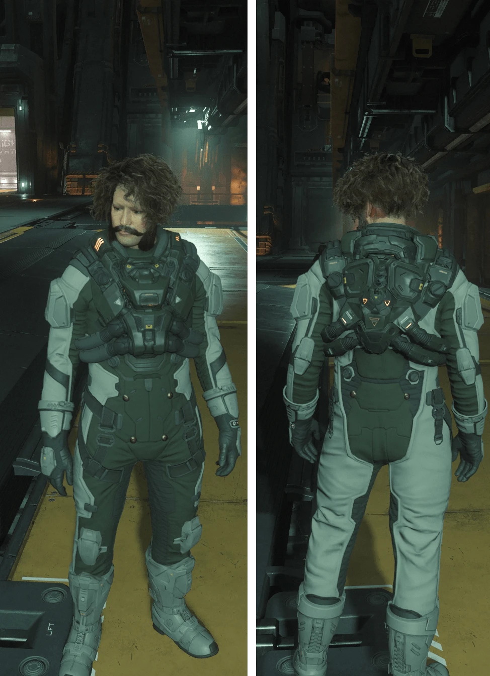 OMNI-AFS-Sapphire Armored Flight Suit Alpine