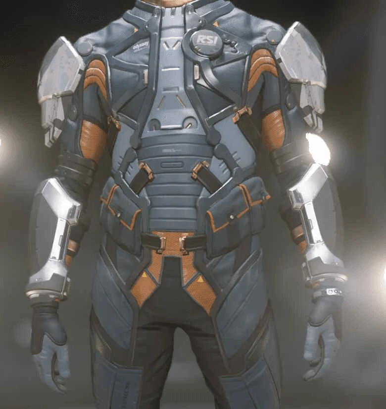 Piecemeal Armor Arms Grey