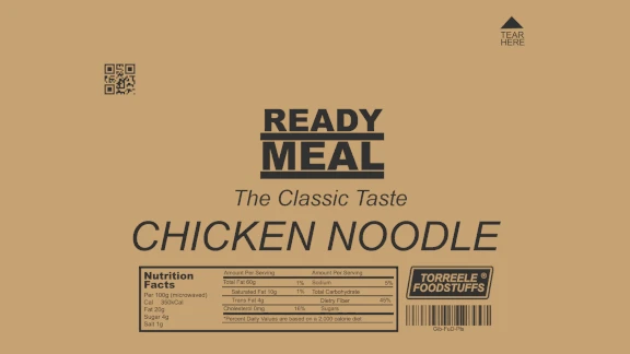 ReadyMeal (Chicken Patty and Noodles)