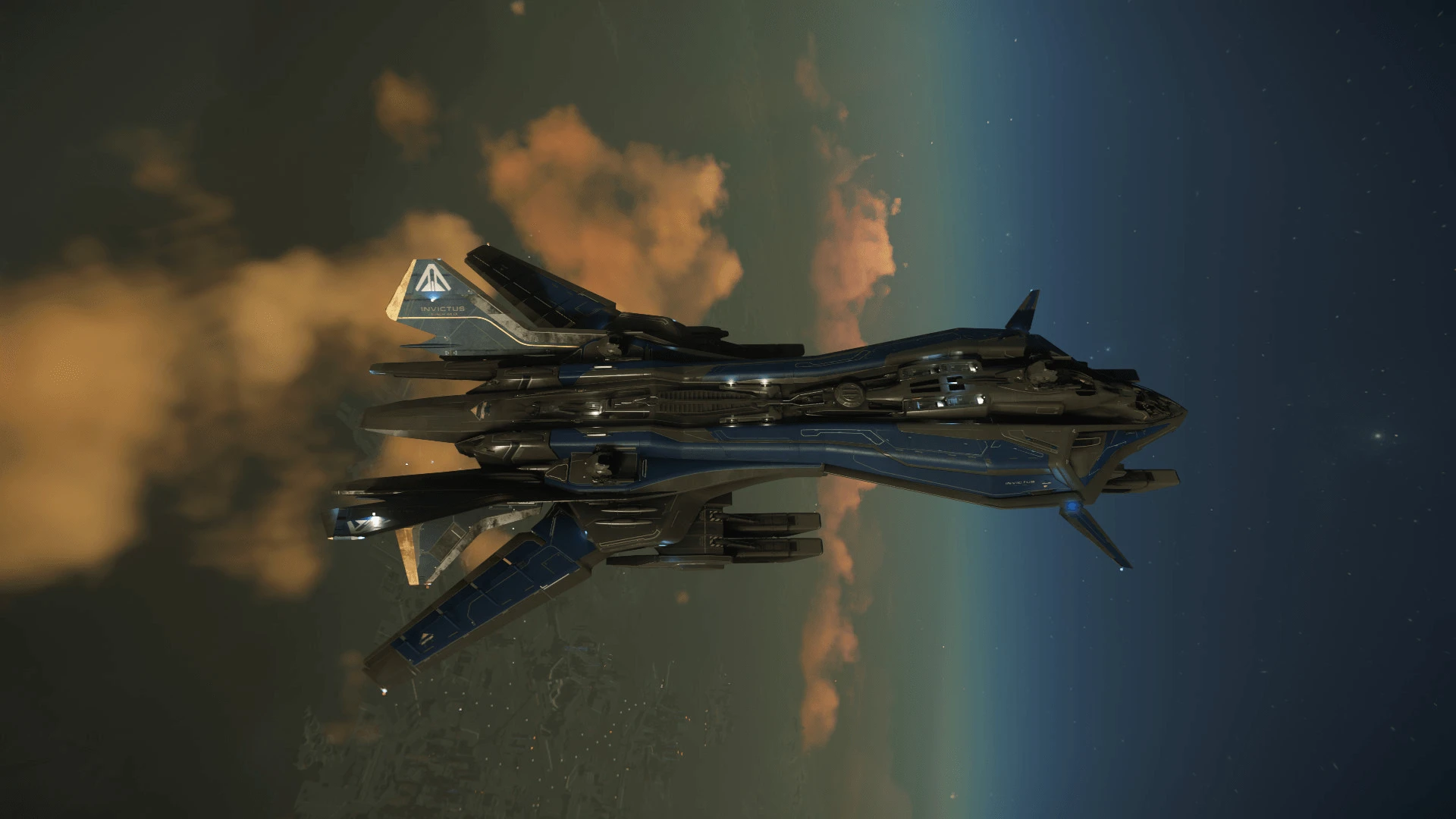 Retaliator Invictus Blue and Gold Livery