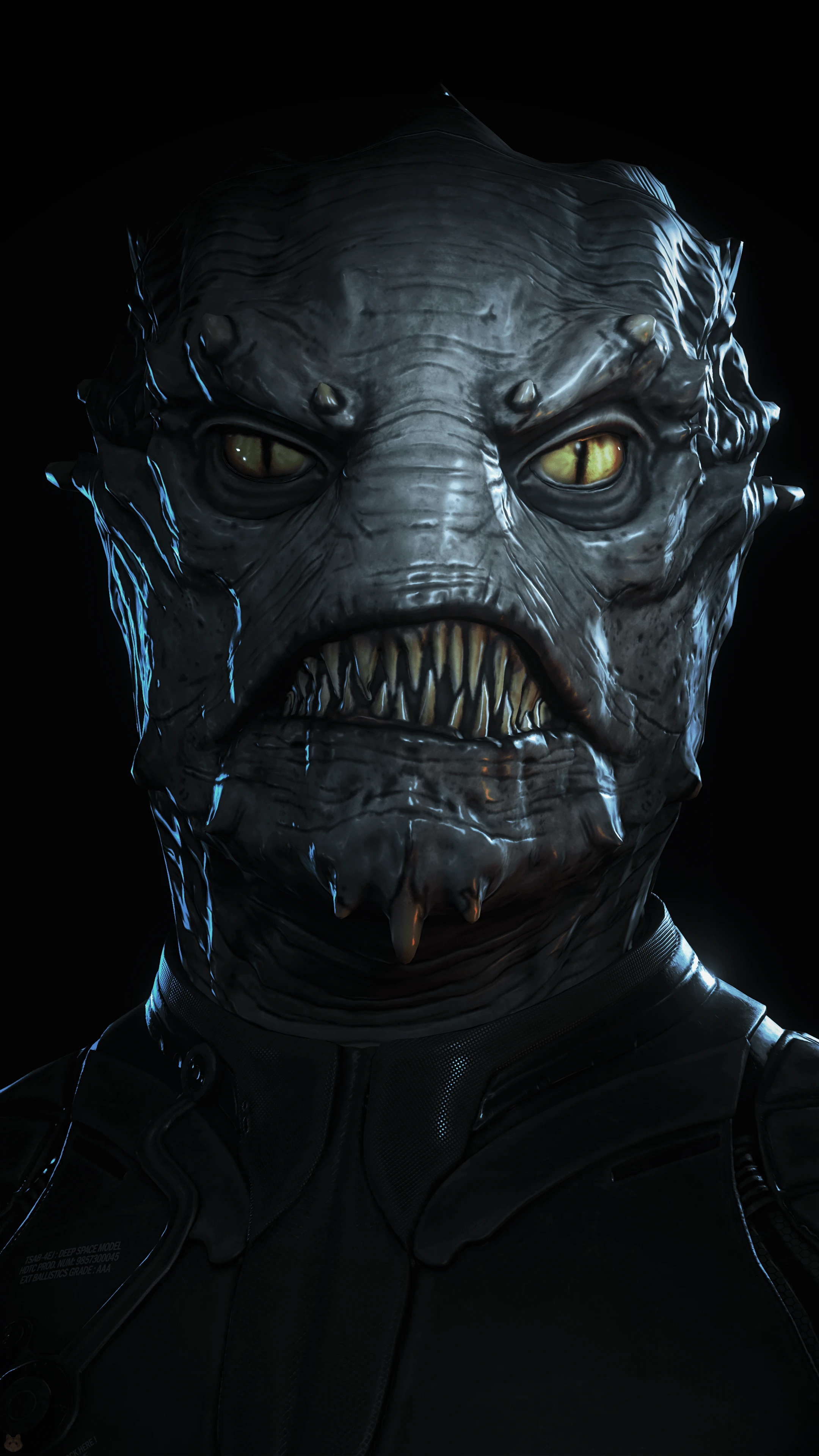 Snarling Vanduul Helmet