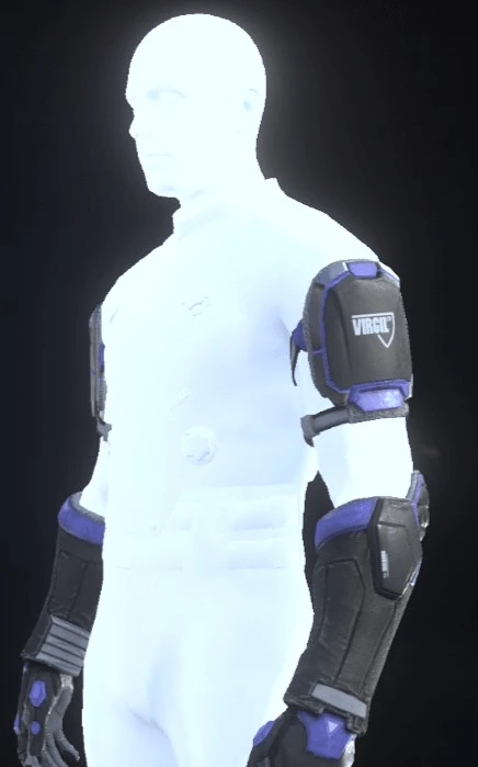 TrueDef-Pro Arms Black/White/Violet