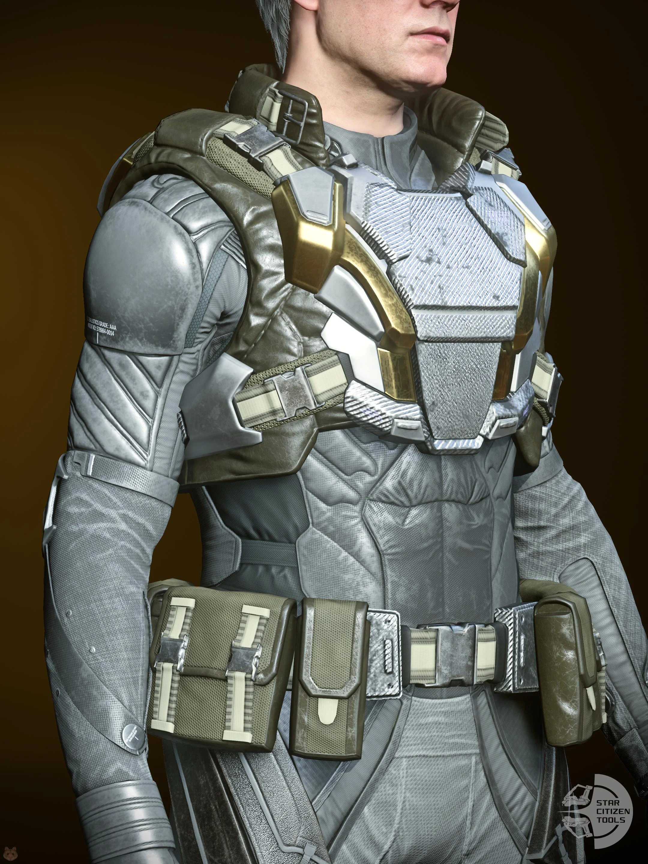 TrueDef-Pro Core Silver/Gold/Grey
