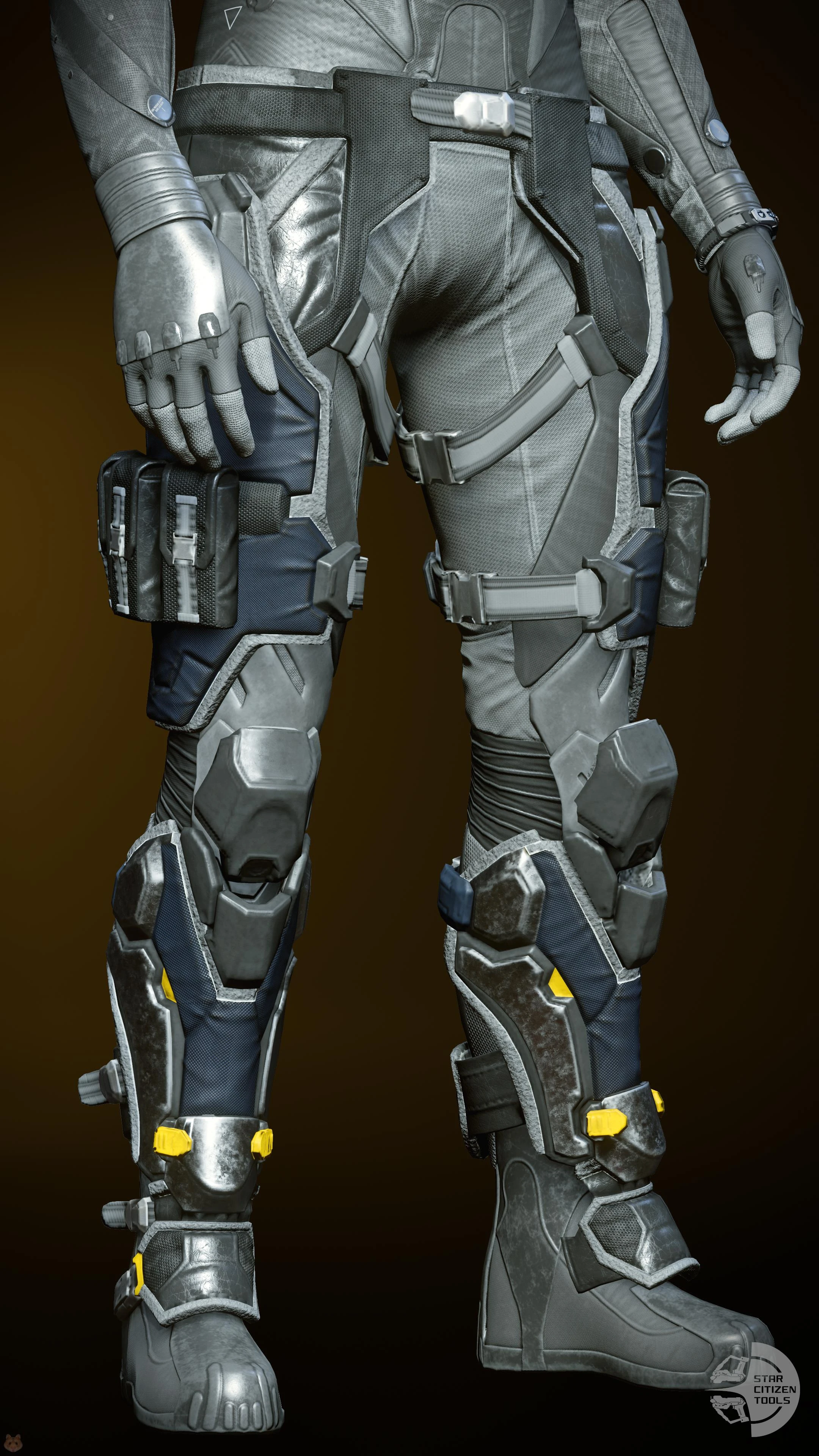 TrueDef-Pro Legs Yellow/Grey