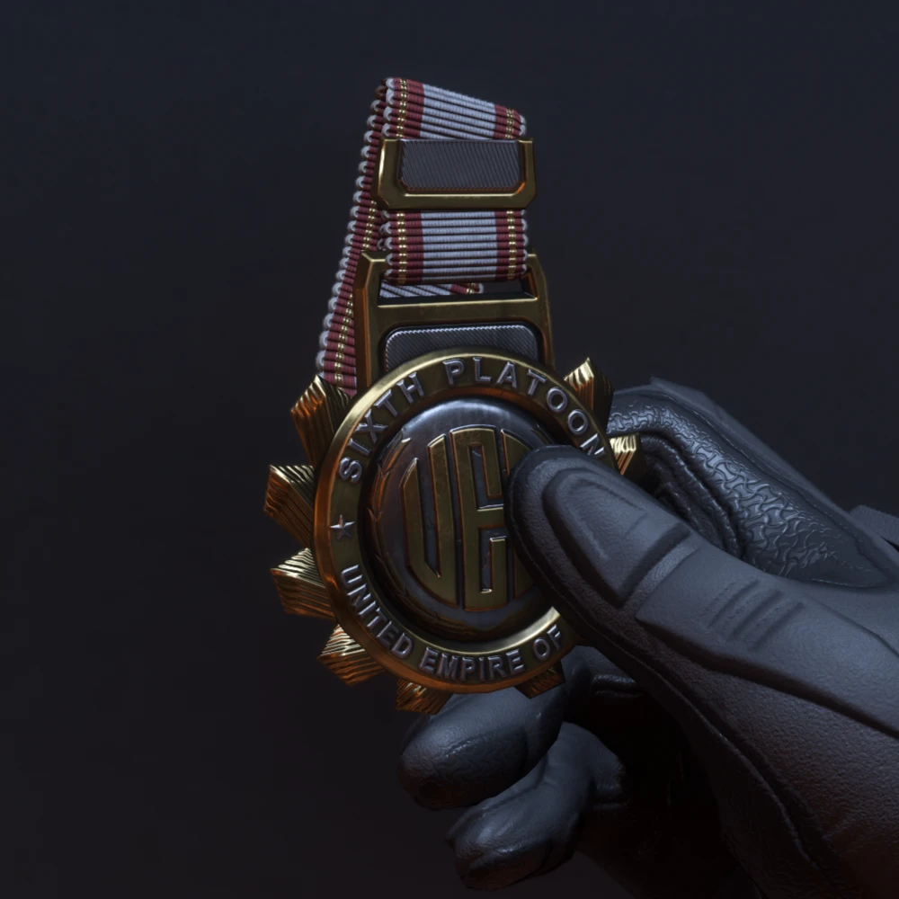 UEE 6th Platoon Medal (Pristine)