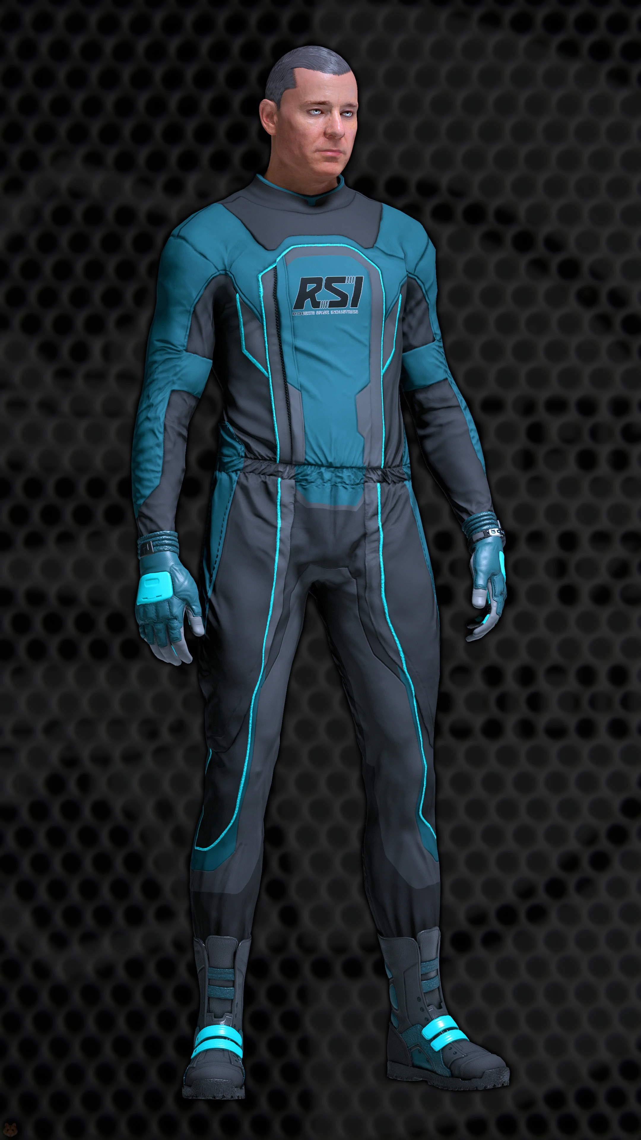 Venture Undersuit Black/Aqua